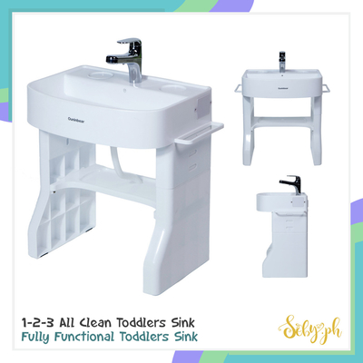 ハンドバスケット ベビーシンク バスタイム 3pcs AAバッテリー 1-5歳 適合 子供のシミュレーションバスケット