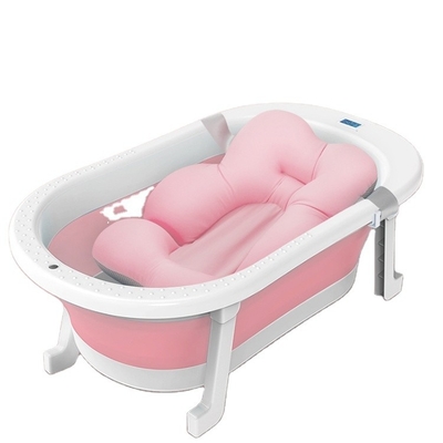 PP TPE 折りたたむ赤ちゃん浴槽 環境に優しいピンク 青 79*21cm オープンサイズ