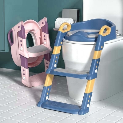 OUNINBEAR プラスチックのポット トレーニング トイレットシート ステップ ストール 階段 滑らない