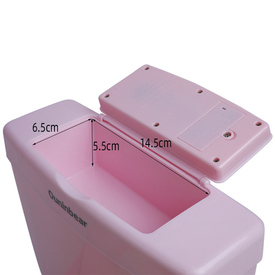 簡単にトイレのトレーニングのための印刷パターンとカスタマイズ可能なピンクプラスチックベビートイレのポットトレーナー