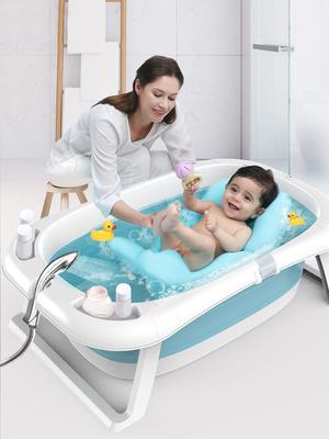 BPA 無料 折りたたむ プラスチック 赤ちゃん バスタブ 快適 子供 の バスタブ