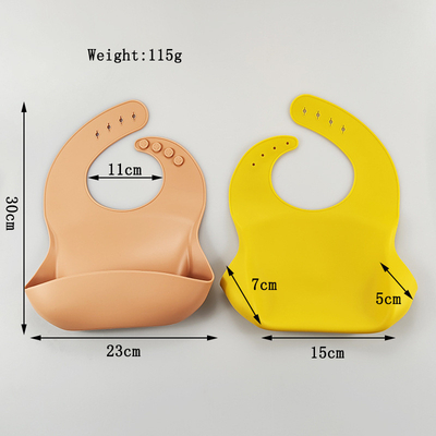 プリント 柔らかい シリコン ベビー ビブ 食品キャッチャー BPAフリー 300*23cm