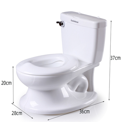 赤ちゃんのトイレ訓練のためのEN71テストを持つ個別化可能なホワイトプリントベビートレーニングポットトイレ