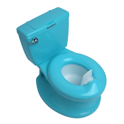青いプラスチックベビーポット 訓練 トイレットシート 子供のための印刷パターン