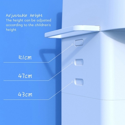 白/ピンク 小型のプラスチック式 シンク 子供用 証明書 CPC