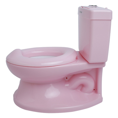 プリントされたピンク色の赤ちゃんトイレのトレーニングポット オーダーメイドロゴ - EN71認定トレーニング機能