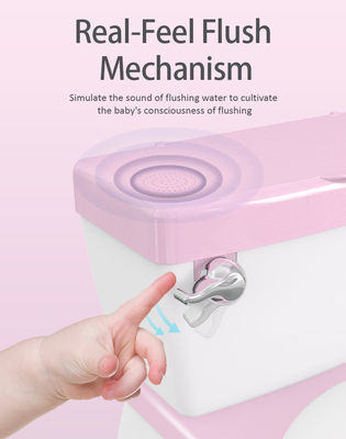 オーダーメイドロゴ ベビー・ポッティ トイレットトレーナー EN71 認証された多色の固体PPプラスチック