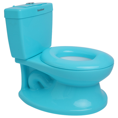 青いベビーポット トイレシミュレーションシート 軽量なPP乳幼児ケアトレーニングポット
