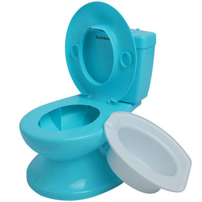 青いベビーポット トイレシミュレーションシート 軽量なPP乳幼児ケアトレーニングポット