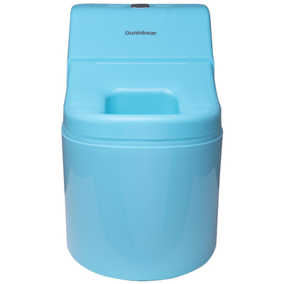 赤ちゃんのための青いプラスチックポットトレーナー オーダーメイドロゴ受付 EN71認証