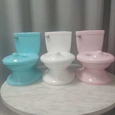 固体 白 青 ピンク 子供 シミュレーション トイレ