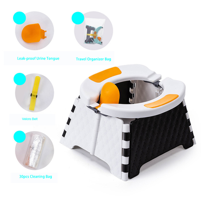 変な動物パターン 赤ちゃんトイレのポット PP TPE 可変色