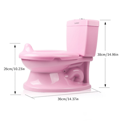 EN71認証とカスタマイズされたロゴオプションの純色プラスチックベビーポットニ トイレトレーナー