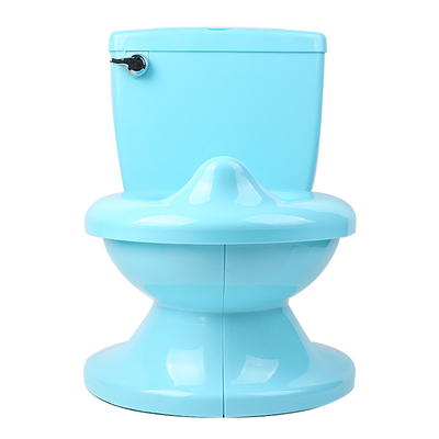 青いプラスチックベビートレーニングポット EN71テスト 認定 純色 トイレット トレーナー 子供のポットシート