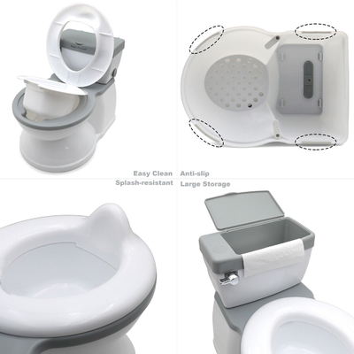 グレー/ピンク/ブループリント ベビーポット トイレトレーナー EN-71 認証されたエコフレンドリー カートンポット シート