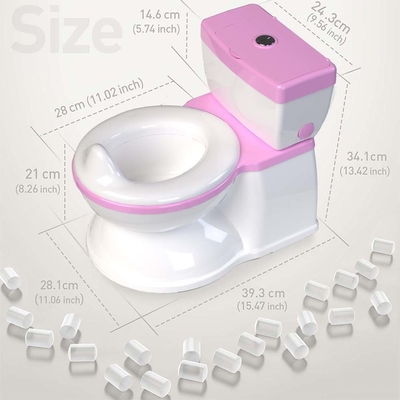 ブルー・ピンク・ホワイト キッズ・ポッティ トイレット トレーナー カスタム・ロゴの受け入れとエコ・フレンドリーデザイン