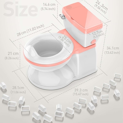 卸売 折りたたむベビーポット トレーニング トイレ PP プラスチック 幼児用の携帯ポットシート